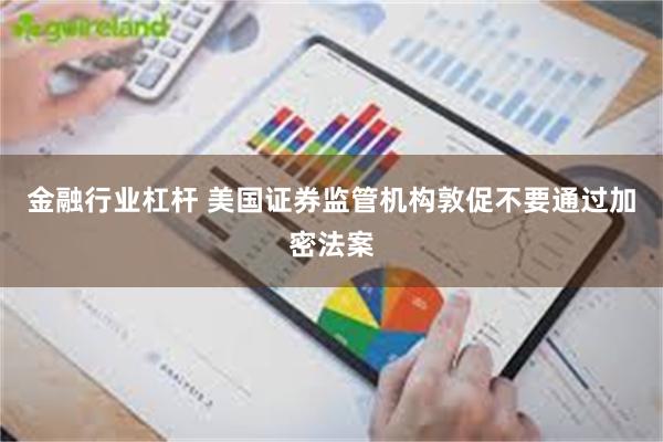 金融行业杠杆 美国证券监管机构敦促不要通过加密法案