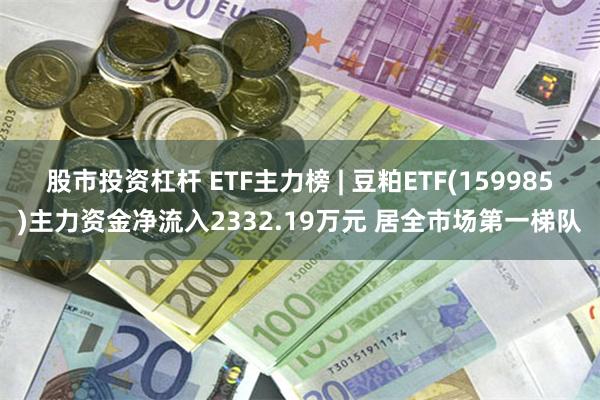 股市投资杠杆 ETF主力榜 | 豆粕ETF(159985)主力资金净流入2332.19万元 居全市场第一梯队