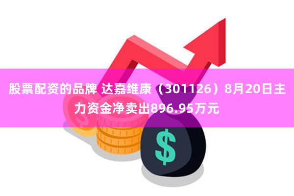 股票配资的品牌 达嘉维康（301126）8月20日主力资金净卖出896.95万元