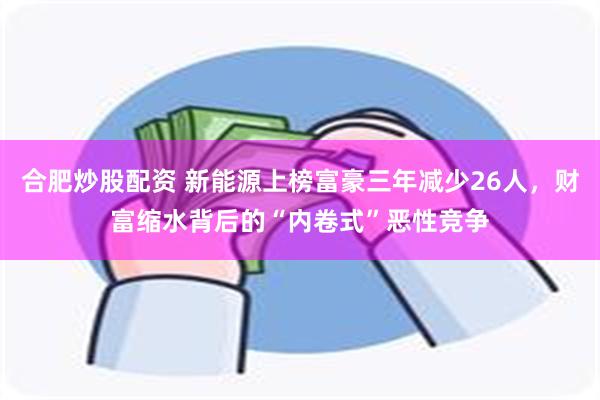 合肥炒股配资 新能源上榜富豪三年减少26人，财富缩水背后的“内卷式”恶性竞争