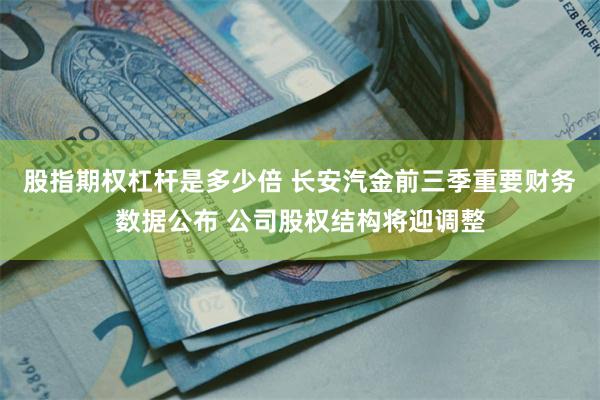 股指期权杠杆是多少倍 长安汽金前三季重要财务数据公布 公司股权结构将迎调整